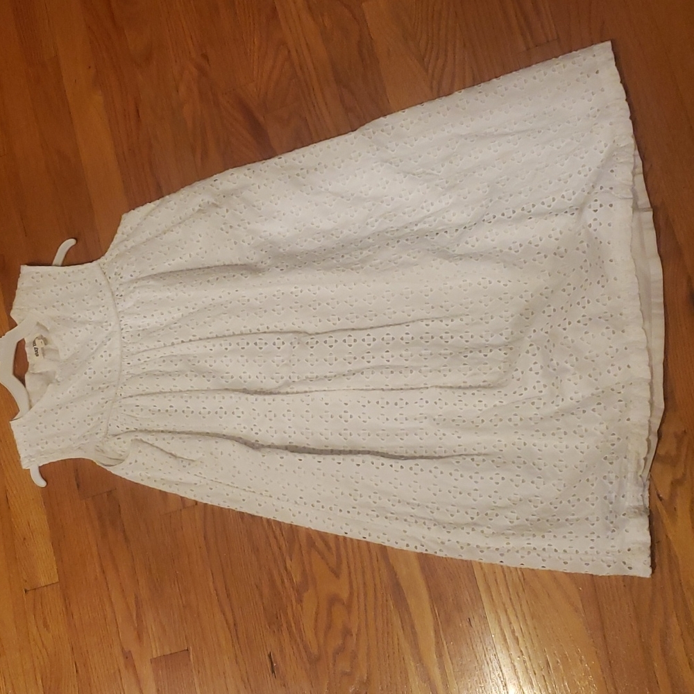 White eylet dress. Size 16.